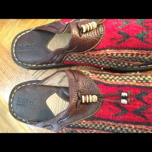 Born Blanket Cloth Mules